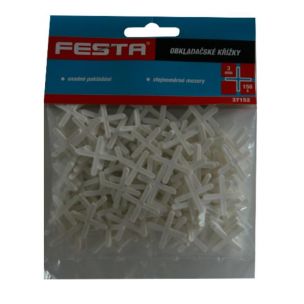 Plastove krizky FESTA 200ks 2.5mm