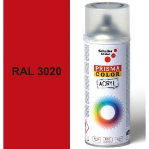 Sprej PRISMA COLOR RAL 3020 dopravní červená, 400 ml